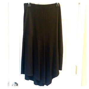 JOSPHINE CHAUS ASYMMETRICAL BLK SKIRT SZL